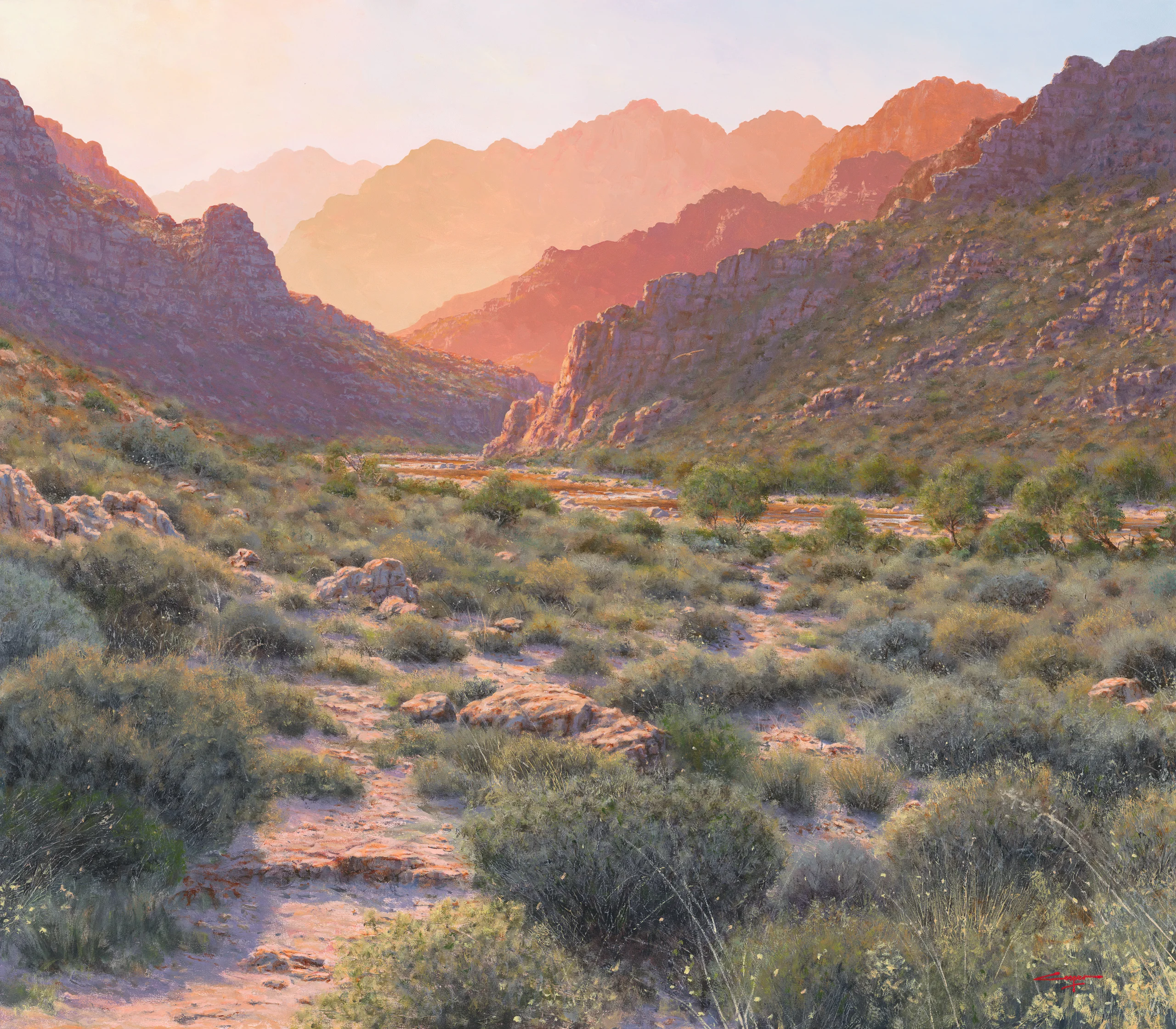 Western Cape landscape paintings