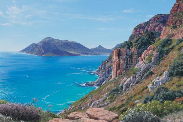 Cliff Edge, Chapmans Peak painting