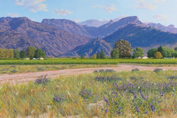 Spring Vines, Rawsonville painting